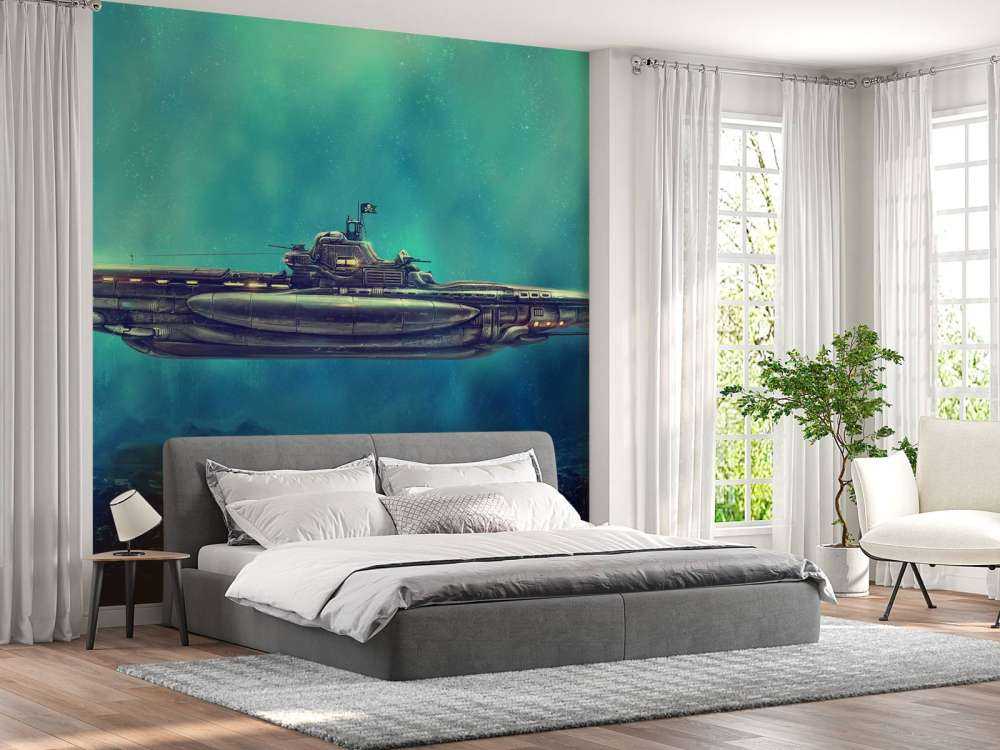 Sous-marin pirate dans le monde sous-marin