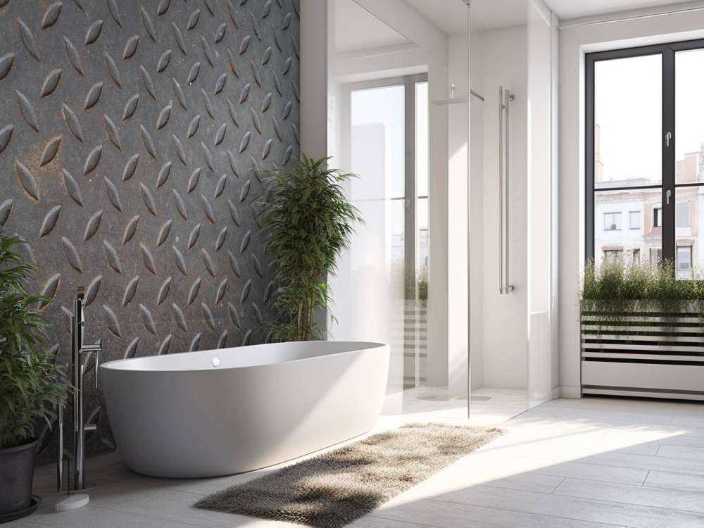 Gros plan sur l'acier