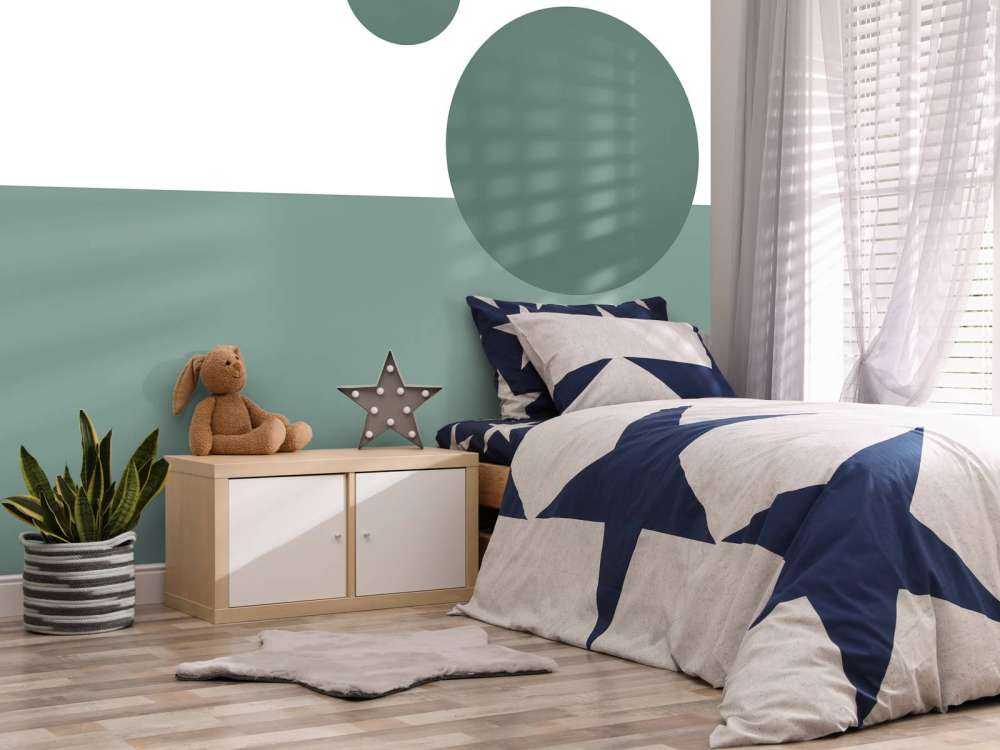 Plaines et cercles, vert