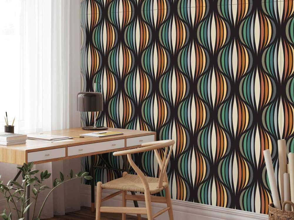 Motif de style rétro