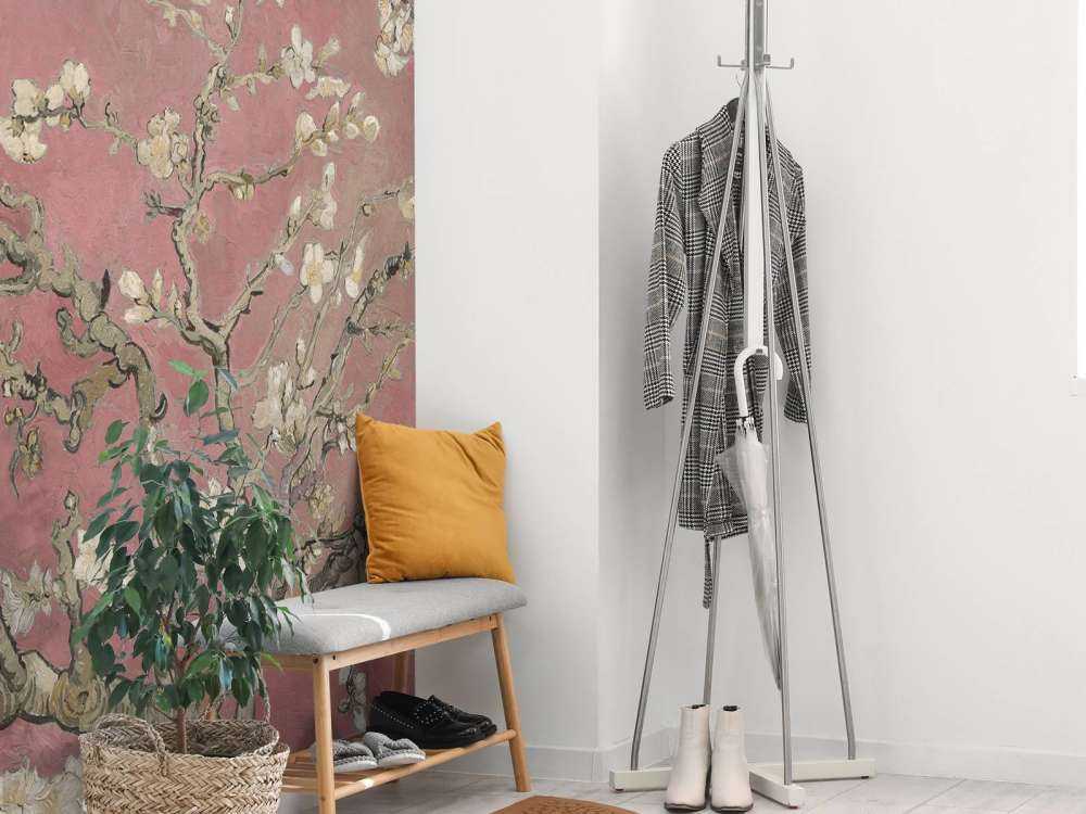 Fleur d'amandier colorée