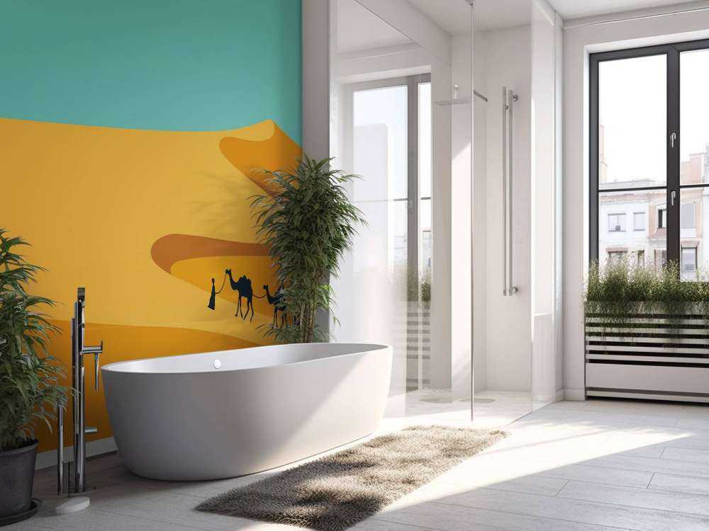 Les gens dans le désert