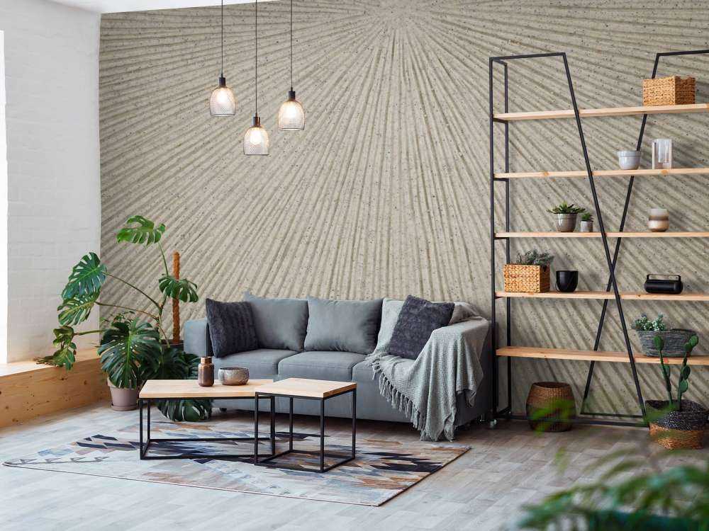 Texture avec des lignes dans le sable