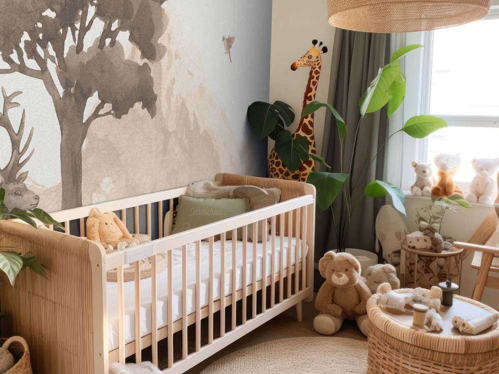 Animaux de la forêt en taupe