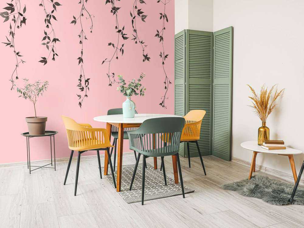 Brins de clématite rose