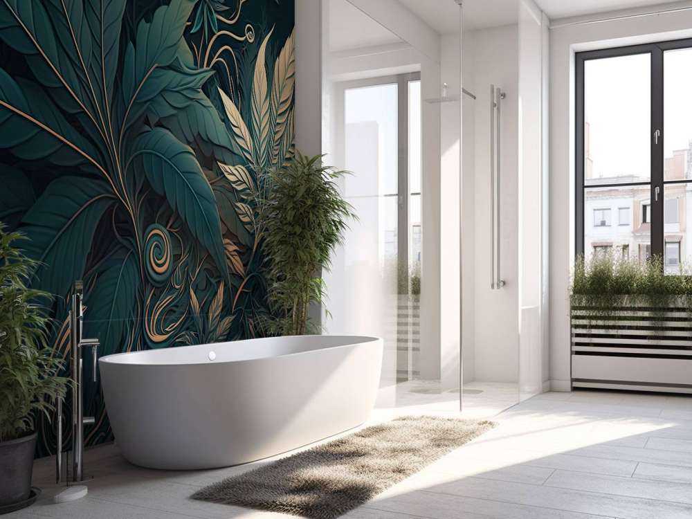 Design de la nature bleu canard