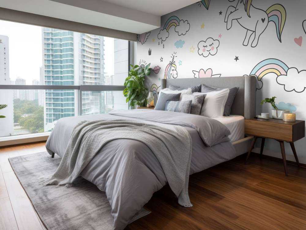 Licornes avec des cœurs