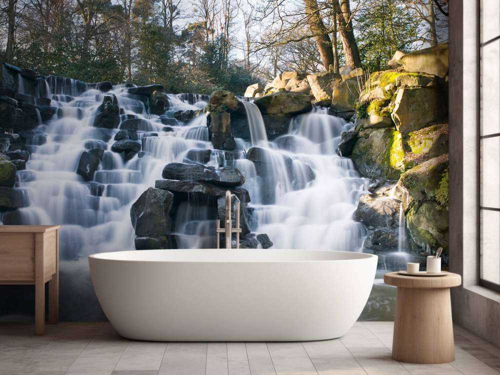 Chute d'eau en hiver