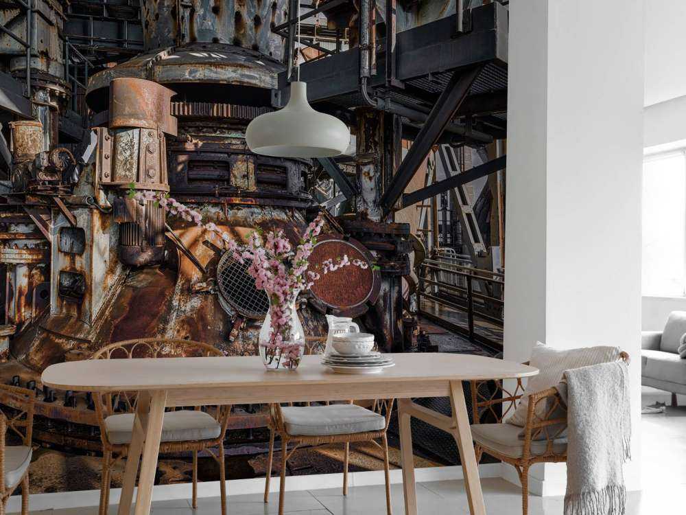 Ancienne usine rouillée