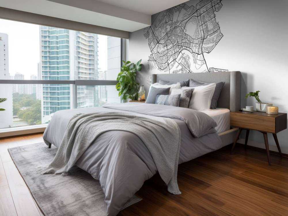 Carte de Rotterdam, blanc