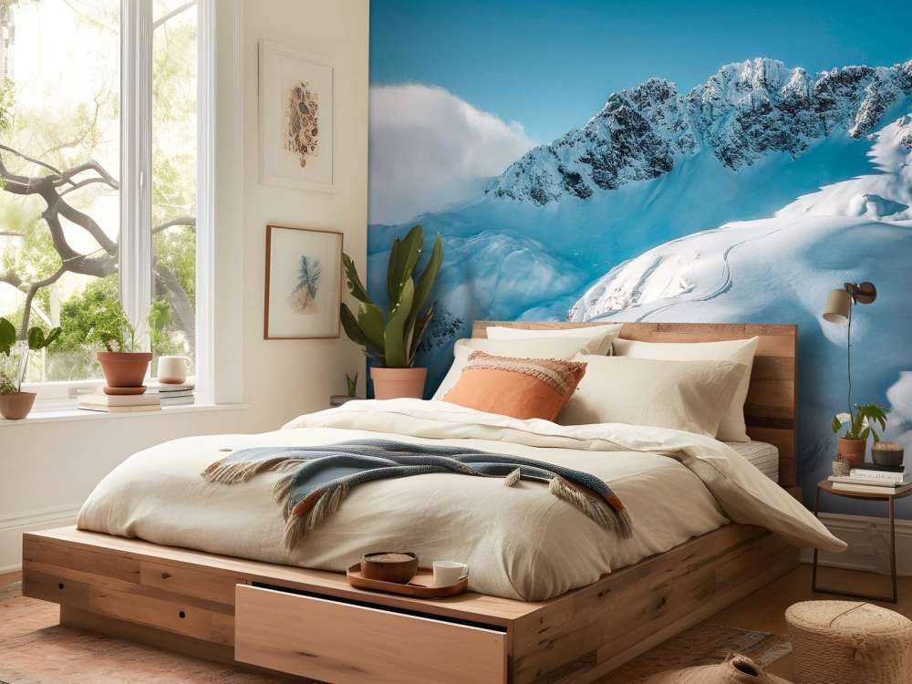 Pente ressentie dans le silence alpin