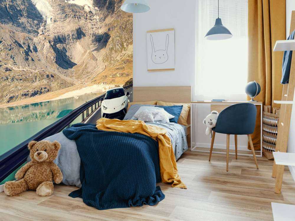 Lamborghini Huracán dans les montagnes