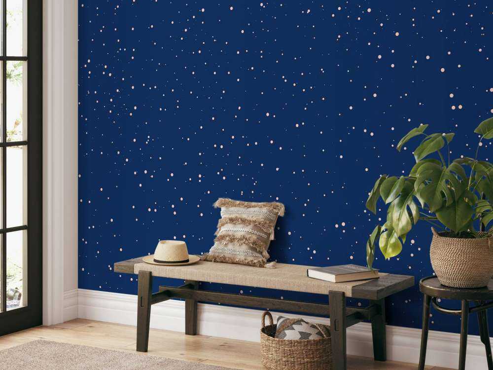 Nuit calme pleine d'étoiles