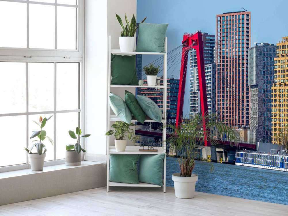 Willemsbrug et la skyline de Rotterdam
