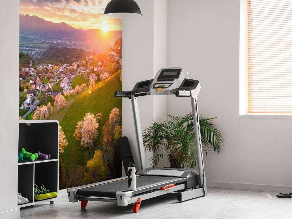 Heuveldorp dans la lueur du printemps