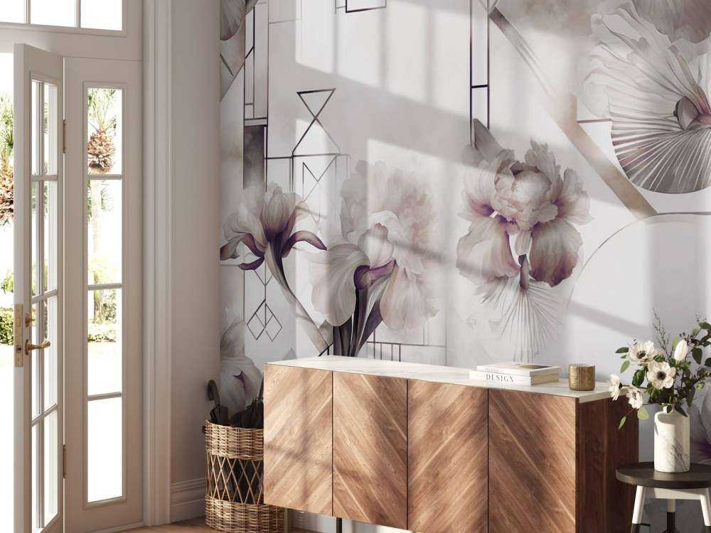 Géométrie Aquarelle Marron