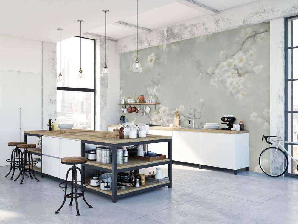 Branches de fleurs vertes adorables