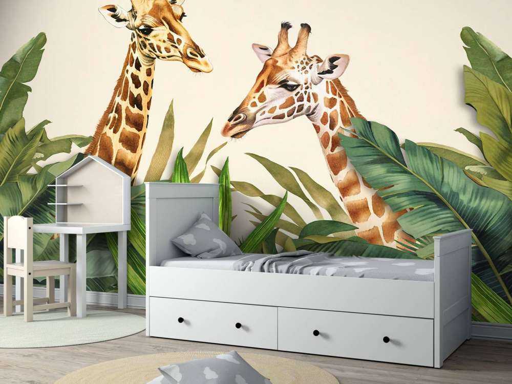 Paradis des girafes et de la faune exotique