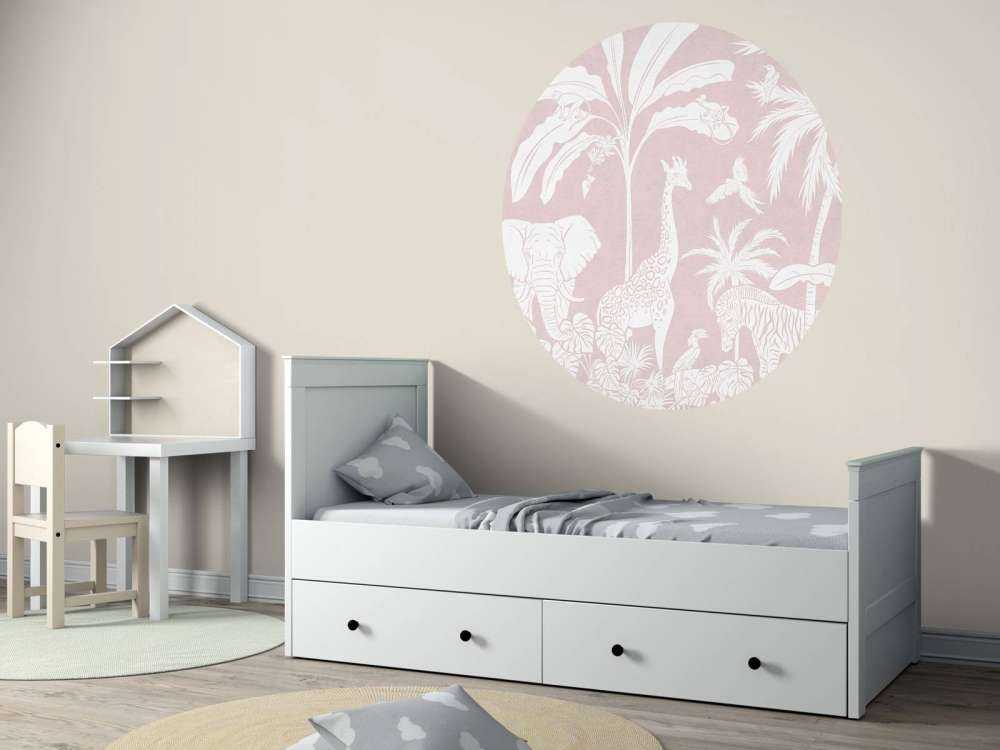 Jungle Monochrome - Rose