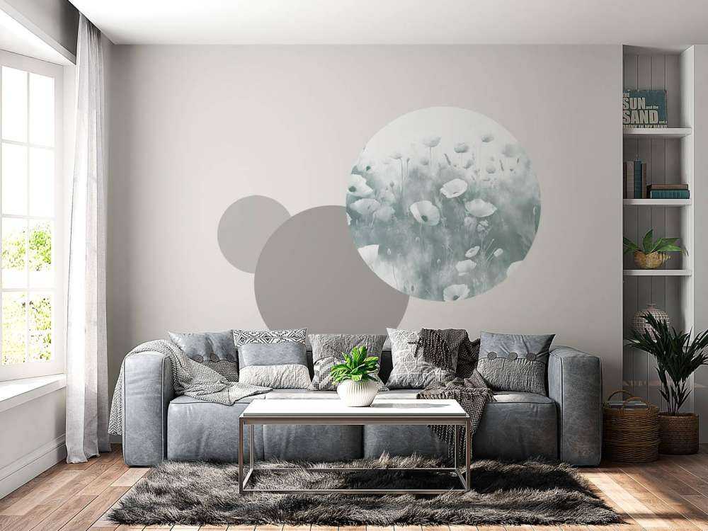 Danse de fleurs sauvages - vert foncé