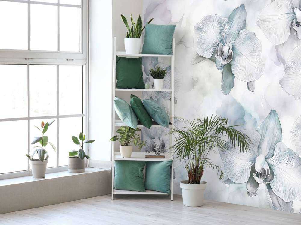 Mélodies d'orchidées aquarelle