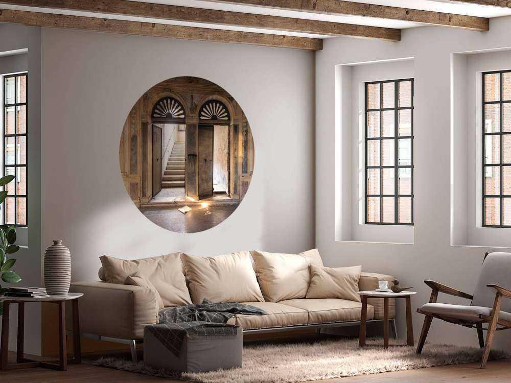 Maison de campagne abandonnée Entrée