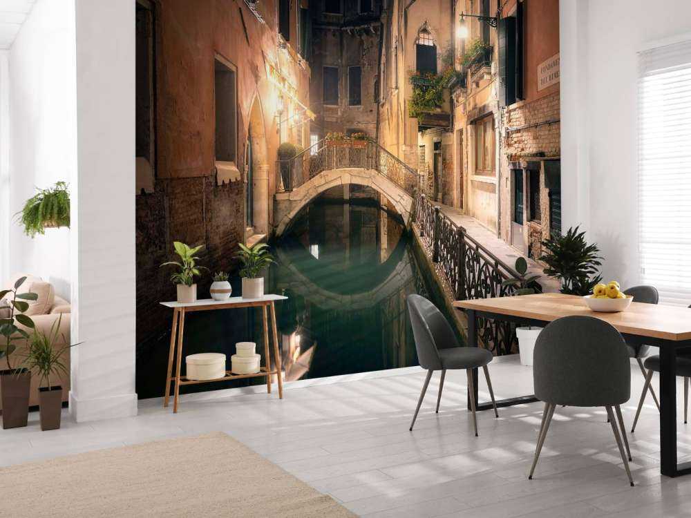 Pont illuminé de Venise