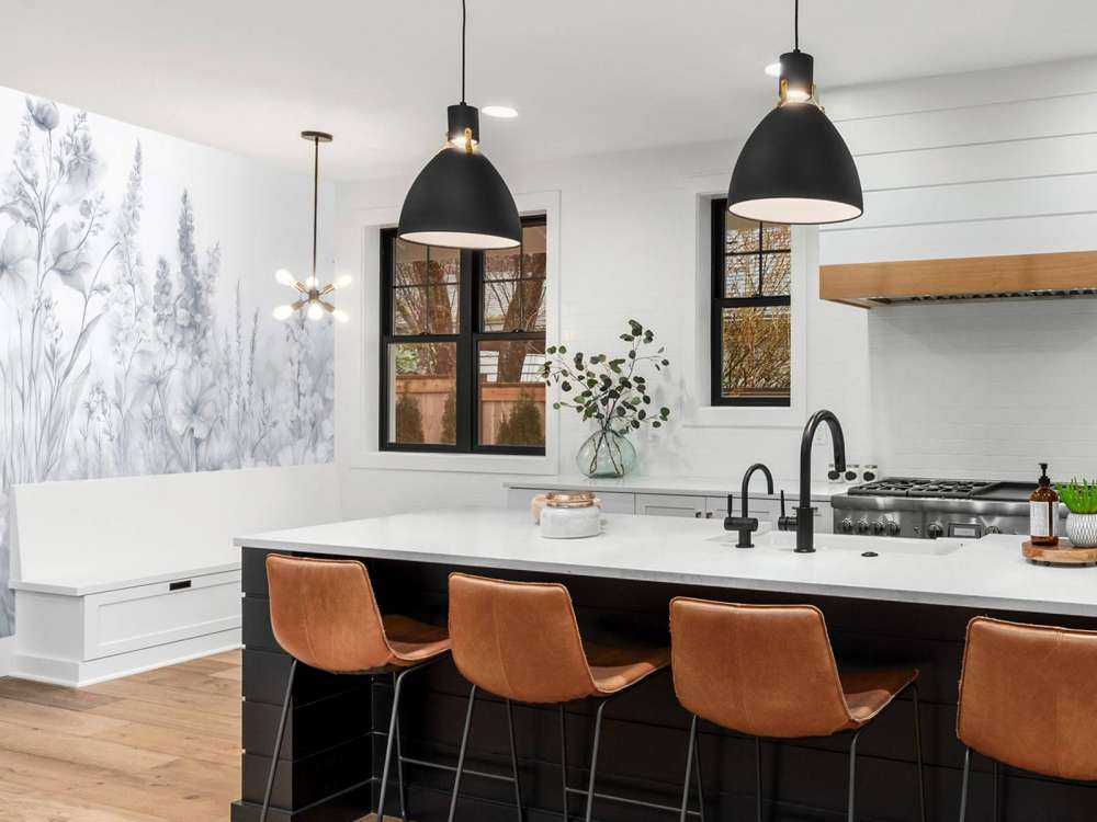 Jardin anglais tendre - bleu