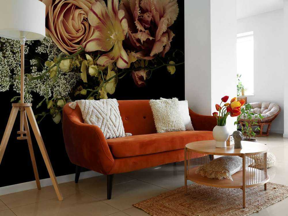 Guirlande de fleurs Vintage