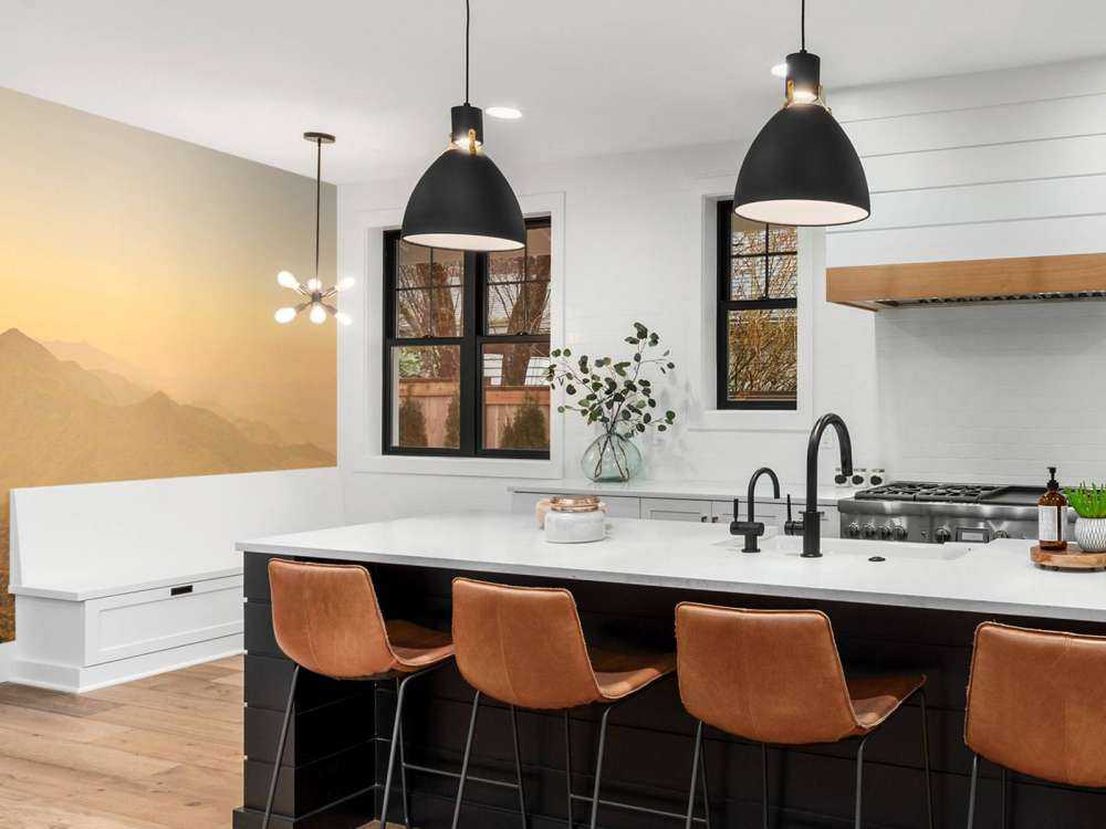 Montagne, colline et forêt