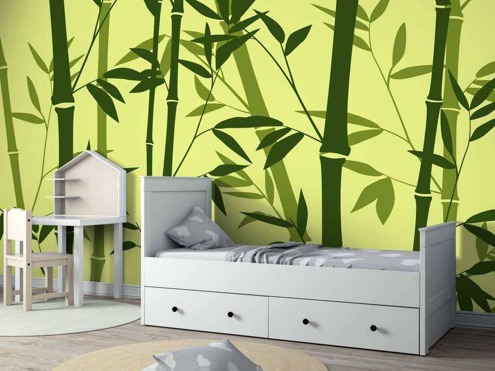 Illustration d'une forêt de bambous