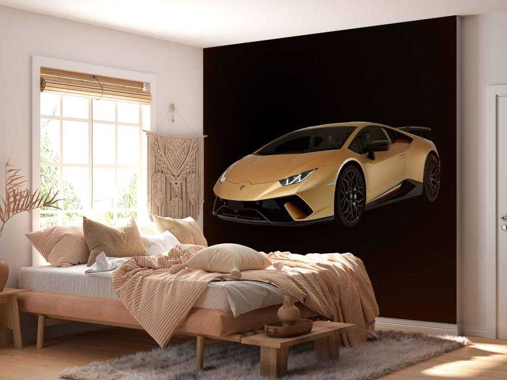 Lamborghini Huracán - Avant droit, noir