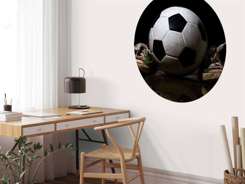 Football entre deux baskets