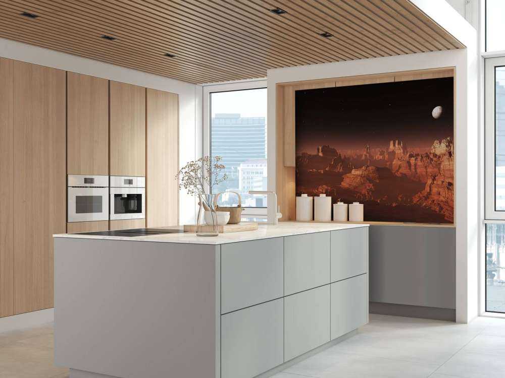 Coucher de soleil sur Mars