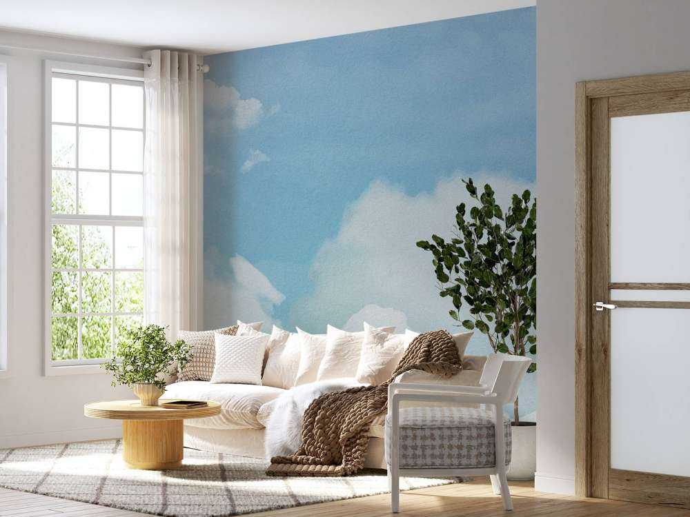 Nuages à l'aquarelle