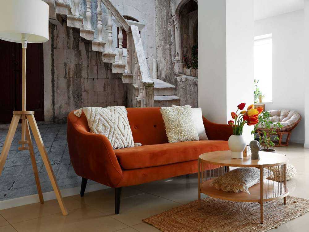 Marches dans la vieille ville de Korƒçula