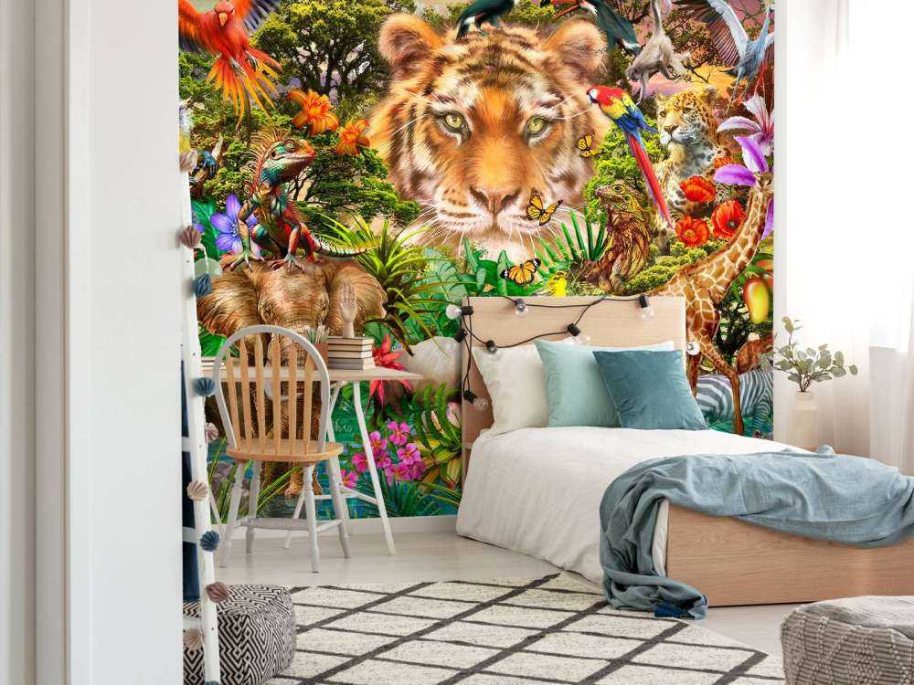 Tropical Jungle tiger