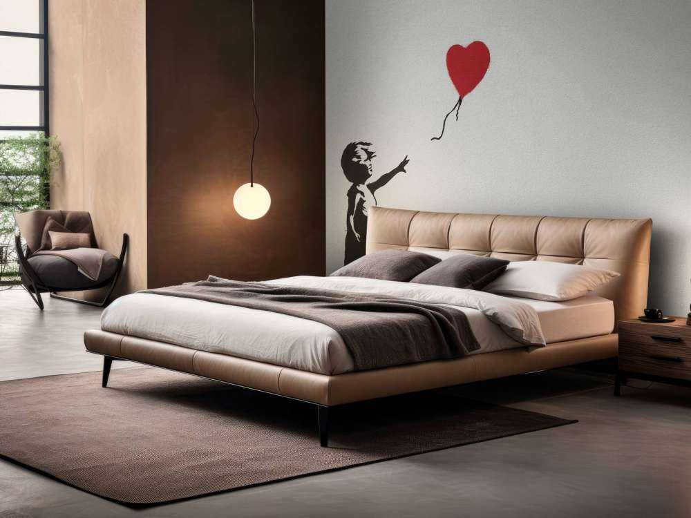 Banksy - Balloon girl, concrete