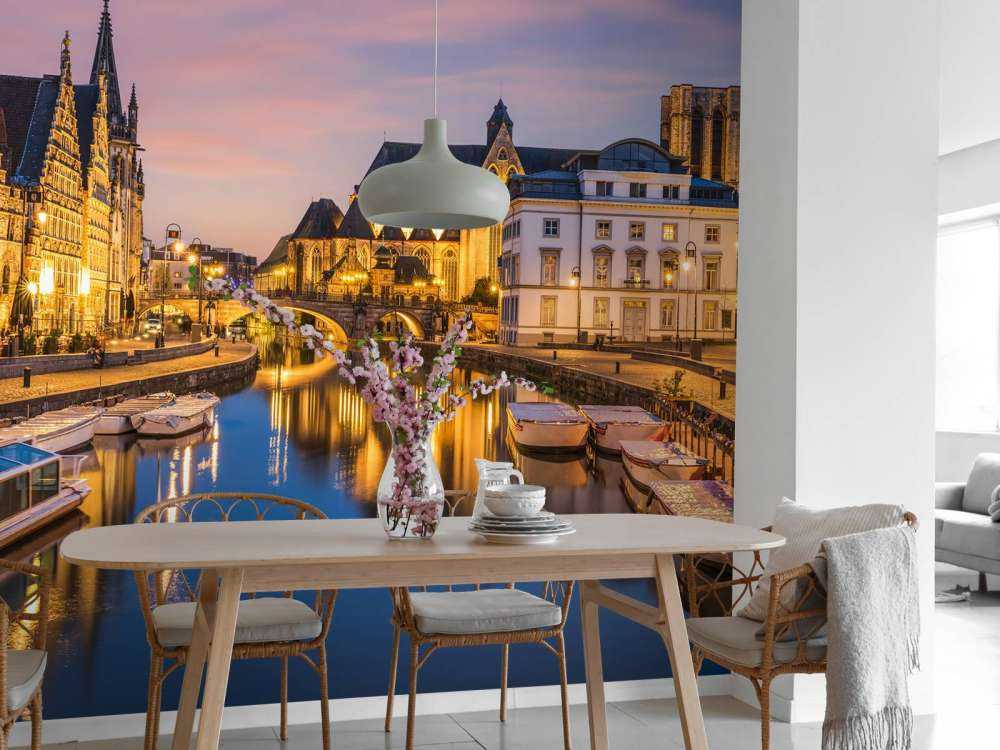 La rivière Lys à Gand