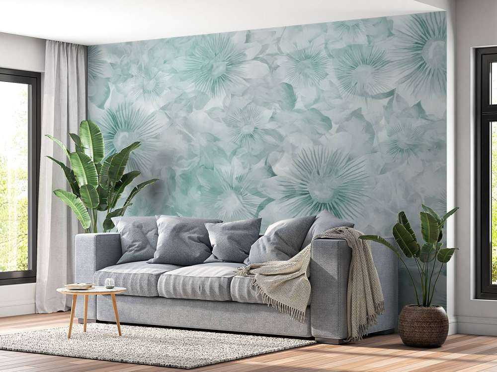 Élégance Botanique Aquarelle Menthe Glacée