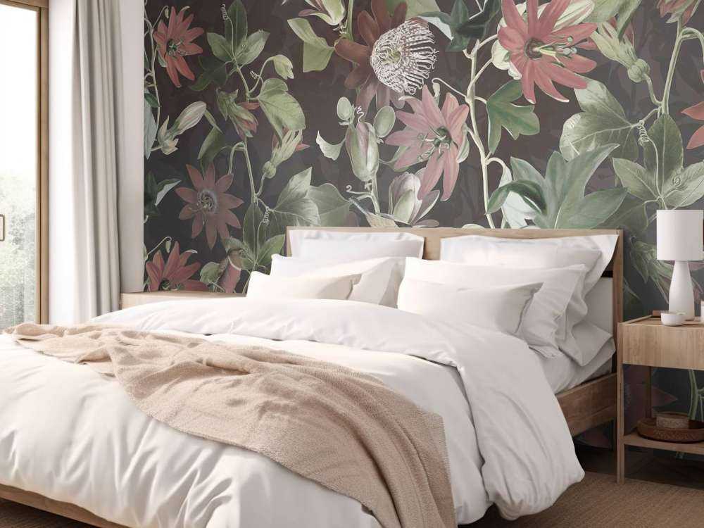 Sept oiseaux dans un feuillage enchanté - Fleur de minuit