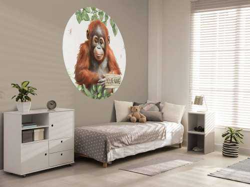 Jeune orang-outan dans la jungle