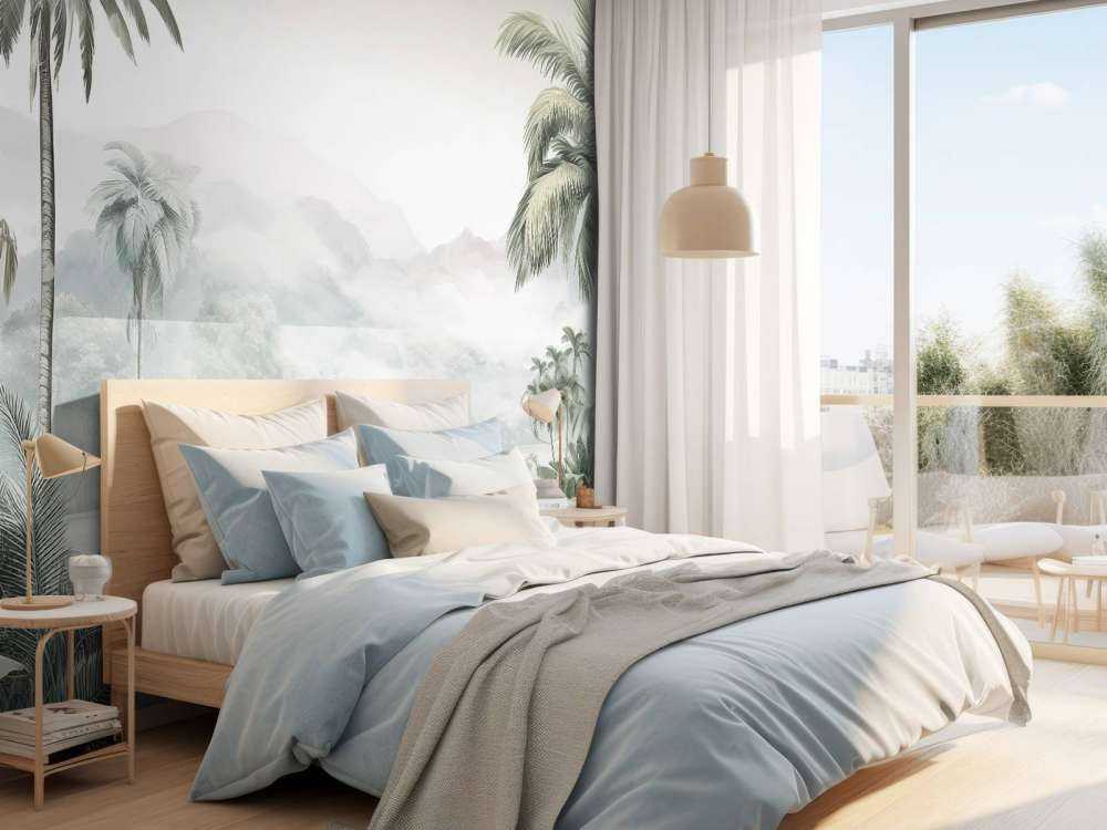 Panorama Montagneux Vert des Tropiques