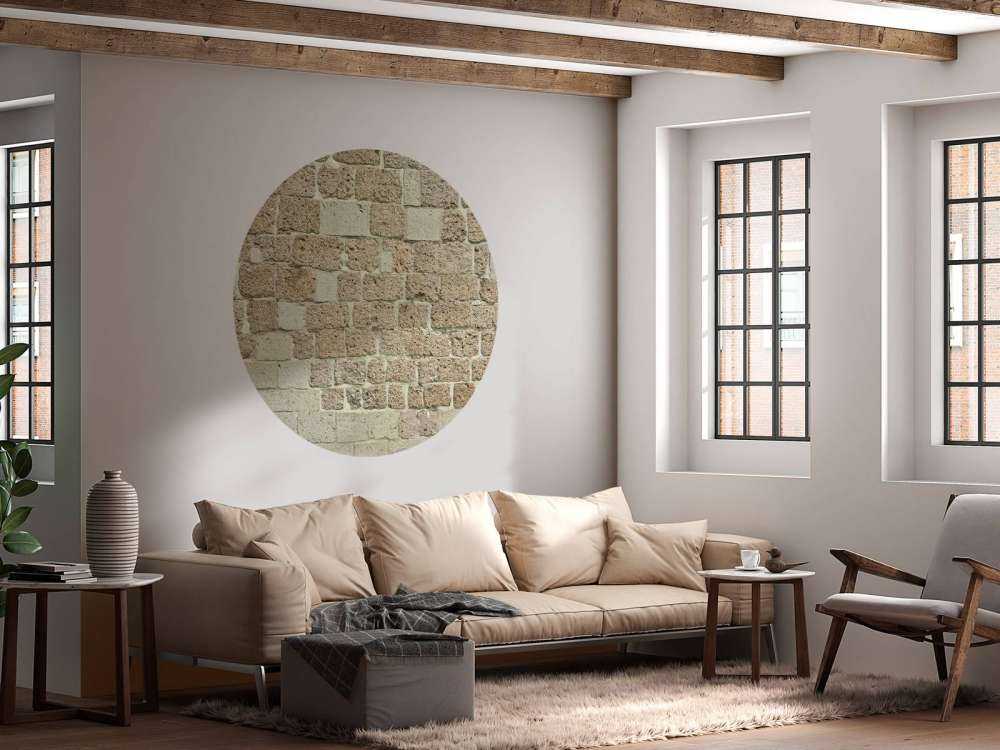 Mur avec de grosses briques