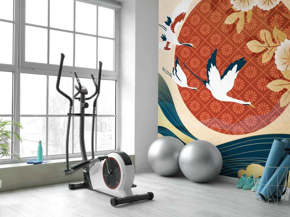 Coucher de soleil luxueux