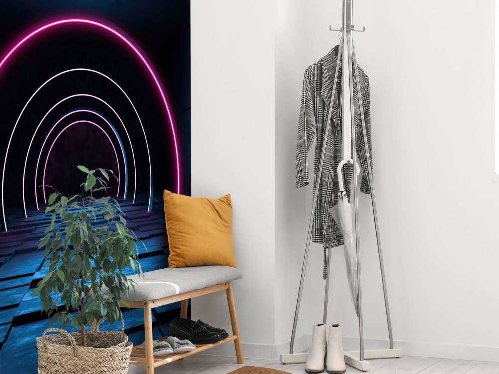 Couloir moderne et futuriste