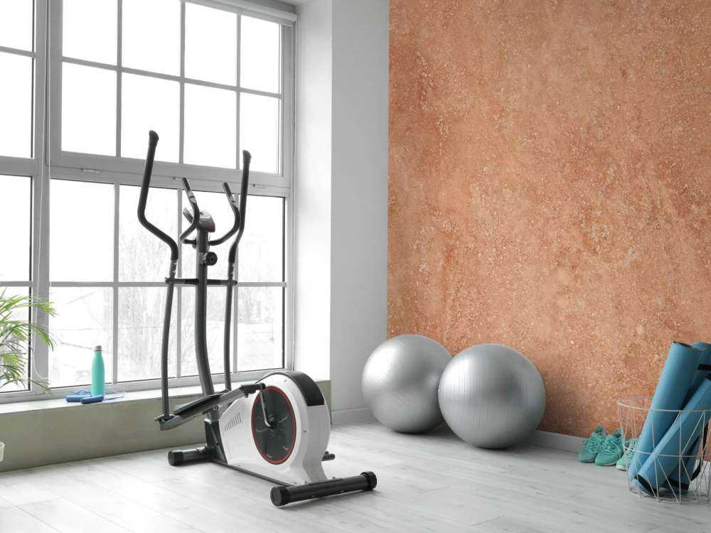 Marbre couleur terre cuite