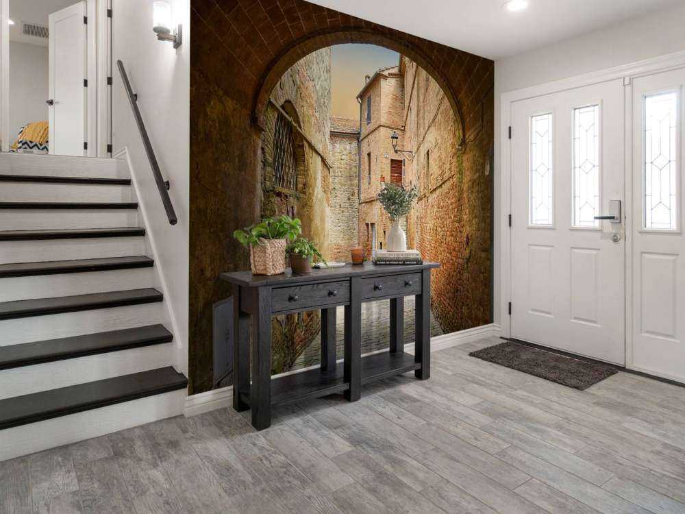 Rue étroite et voûtée