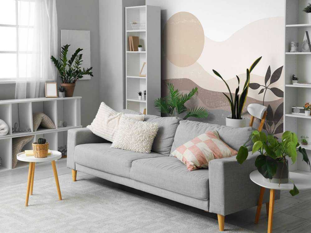 Coucher de soleil du milieu du siècle