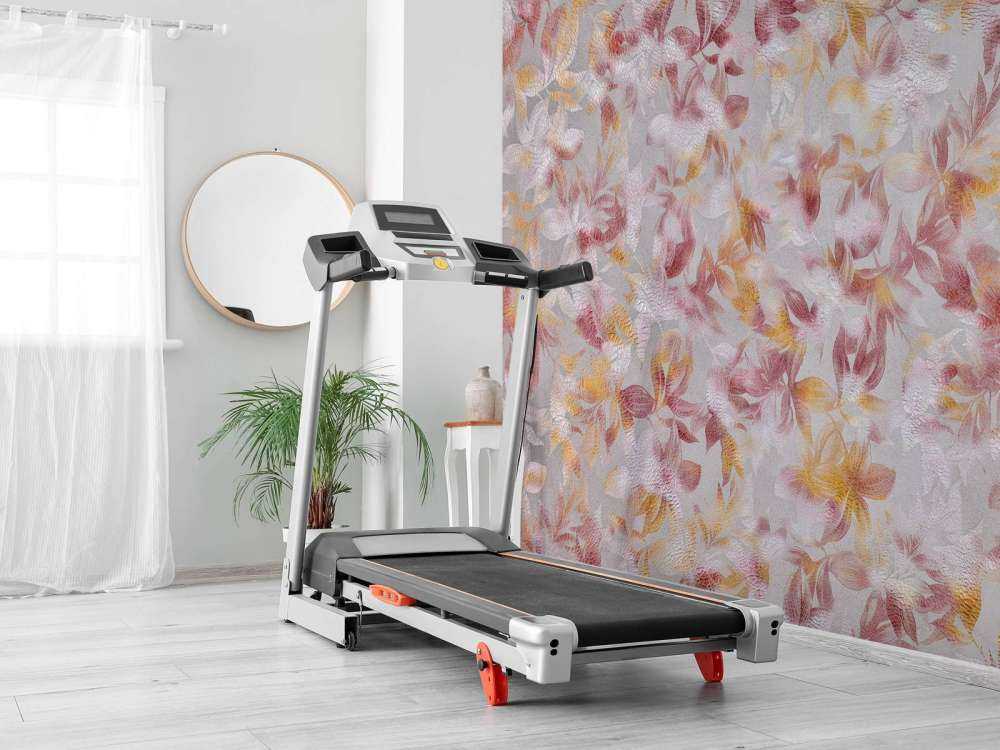 Fleurs sur fond gris